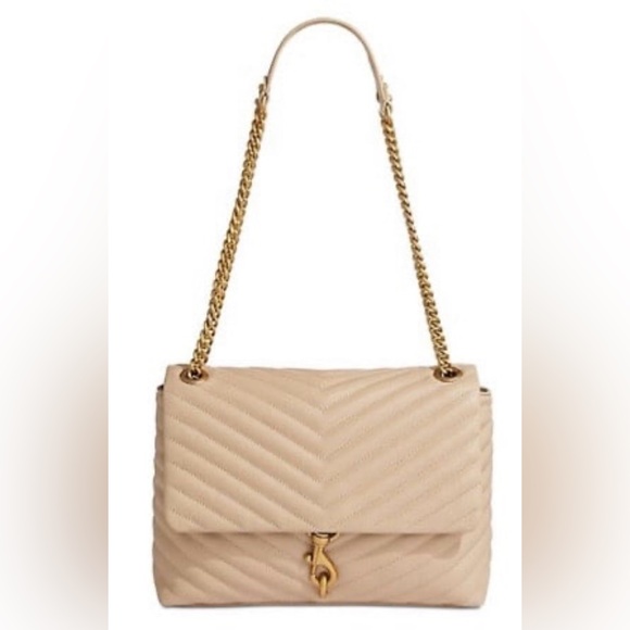 Rebecca Minkoff Edie Quilted Leather Convertible Crossbody Bag EUC - Picture 5 of 13